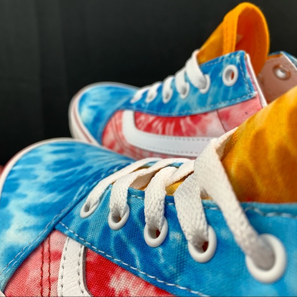 Vans Old Skool Multicolor Tie-Dye Womens Various Sizes - Picture 4 of 12